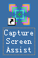 Desktop shurtcut of capture screen software, click it to download the capture screen software.