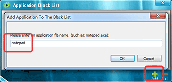 Add A Program Into Black List