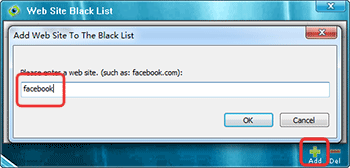 Add A Website Into Black List