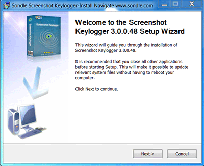 Installation Wizard Keylogger Software