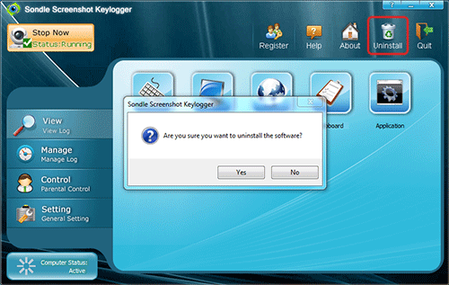 Uninstall Keylogger Software From Computer